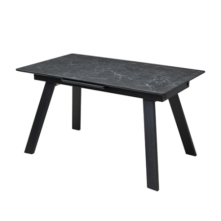 Стол обеденный Морис (мрамор черный) 800*1200(1800)