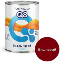 Эмаль ПФ-115 вишневая 0,8кг FORMULA Q8
