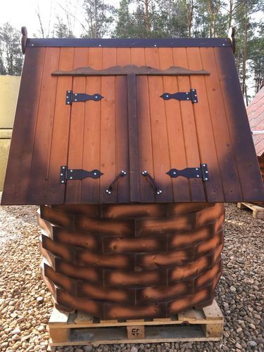 Колодец №3,10 с воротом (две створки)