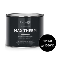 Эмаль термостойкая д/мангалов черная 1000С ELCON 0,4кг