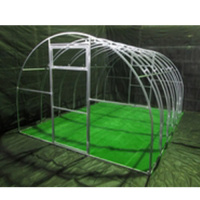 Теплица Надежная цинк каркас  4х3х2м (25х25мм/шаг 0,65м)