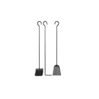 Набор каминный Е10009BK 3пред. 70см чёрный