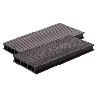 Доска террасная DUO 3,0х0,150х0,028м Венге. (Polywood) двухстр. (вельвет/дерево)