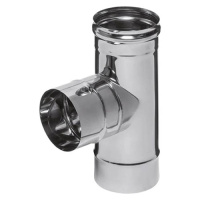 Тройник нерж 0,8мм 90гр. d115 FERRUM