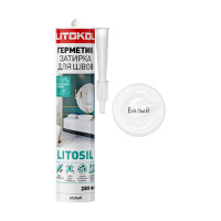Герметик-затирка д/швов белый 280мл LITOKOL