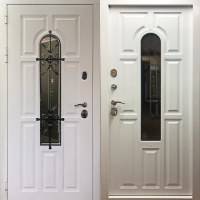 Дверь метал. Лион Термо 960*2050 Л Белая