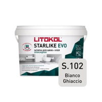 Затирка эпоксидная Bianco ghiaccio S.102 1кг LITOKOL STARLIKE EVO