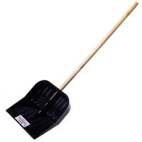 Лопата д/снега 430*420 поликарбонат дер/ч  Альтернатива 303401