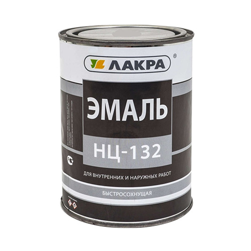 Эмаль НЦ-132 красная 1,7кг ЛАКРА