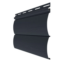 Сайдинг Блок-Хаус графит 3,0м (0,69 м2) ELLKA