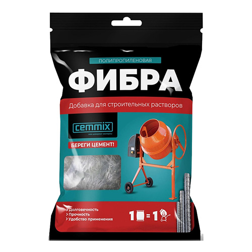 Фибра базальтовая CemFibra R для строит. растворов 200гр