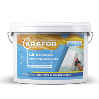 Шпатлевка латексная унив.5кг Krafor