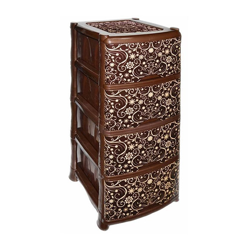 Комод 4 секции VIOLET Элегант темный 47*39*95см (035272)