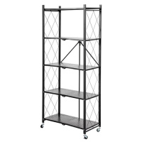 Стелаж универс. 5-секций 71*34*160см складной арт.А340026