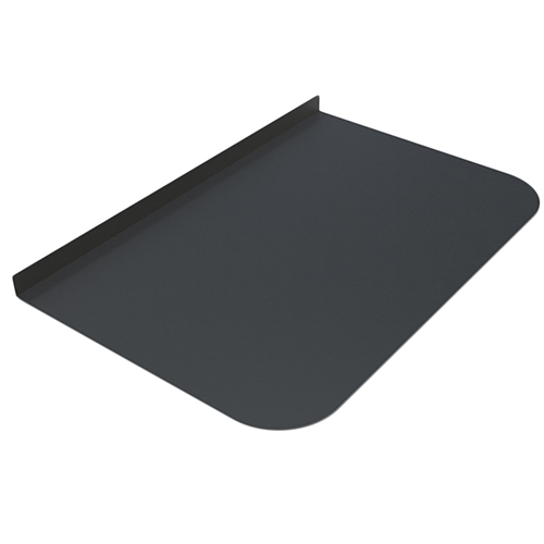 Лист предтопочный 800*400*0,5 (R75) BLACK 