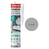 Герметик-затирка д/швов серый 280мл LITOKOL
