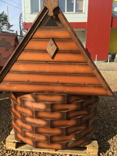 Колодец №3,10 с воротом (две створки)