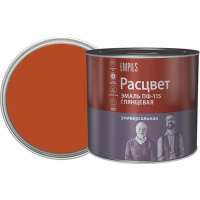 Эмаль ПФ-115 оранжевая 0,9кг Расцвет