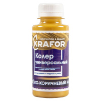 Колеровочная паста унив.№3 желто-коричневый 100мл KRAFOR