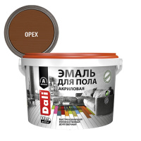 Эмаль д/пола орех  2,2кг DALI 