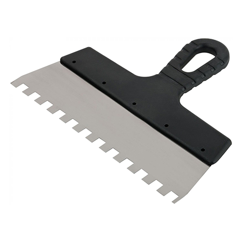 Шпатель фасадный зубчатый 10*10 250мм Курс (06609)