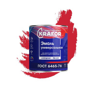 Эмаль ПФ-115 вишневая 2,7кг Krafor