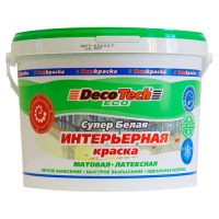Краска в/э интерьерная база А 1,4 кг/0,9л DecoTech Eco