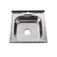 Мойка нерж.накладная универс.50*50*0,6 