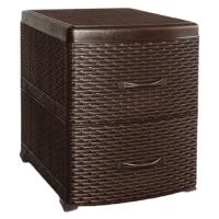 Комод 2 секции VIOLET (коричн.)