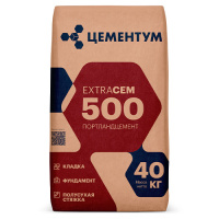 Цемент в мешках М500 40кг. Цементум 