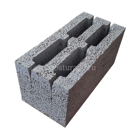 Блок стеновой бетонный (40*20*20)