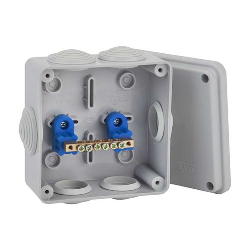 Коробка распр. о/п 100*100*50мм IP55 белая Рувинил 67045/67050