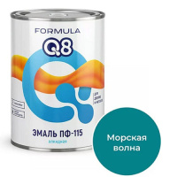 Эмаль ПФ-115 морская волна 0,9кг Formula Q8