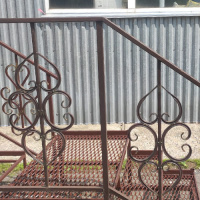 Перила к приступкам (3 ступени+площадка) с ПВЛ Пе.ПВЛ-3/2