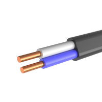 Кабель ВВГ Пнг 2*1,5 плоский синий