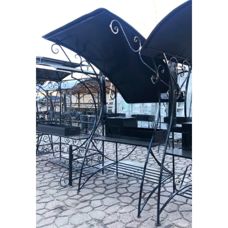 Мангал с крышей Большой Козырек + печь Мс-24/2 (Р)