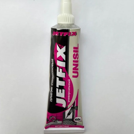 Герметик силик.универсал. 60гр бесцветный  JETFIX UNISIL 