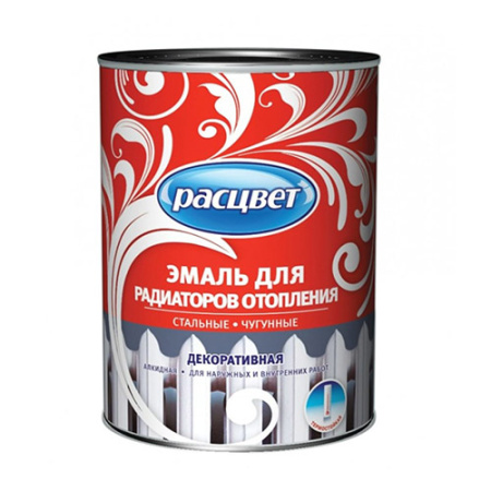 Эмаль д/радиаторов белая 0,5кг РАСЦВЕТ