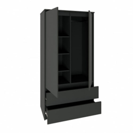 Шкаф 2-х створ. Охта /Антрацит