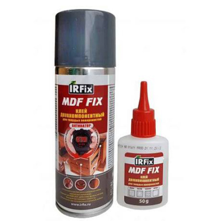 Клей цианакрилатный двухкомп.200мл/50гр IRFIX MDF FIX