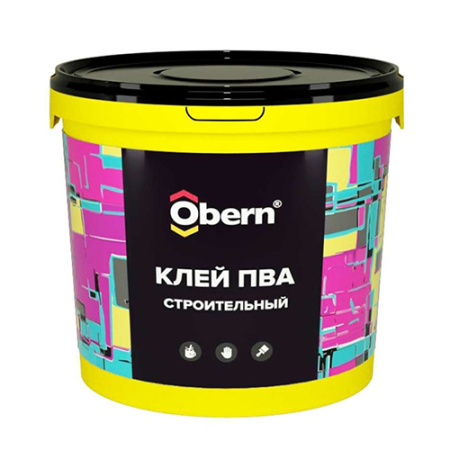 Клей ПВА строительный 10кг. OBERN