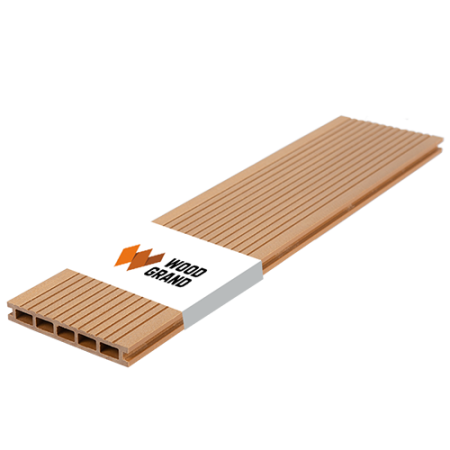 Доска террасная 3,0х0,140х0,020м Вельвет орех WOOD GRAND