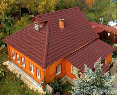 Черепица ондулин 1,95х0,95м зеленая (+20шт гвоздей)