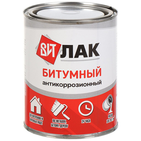 Лак ВИТ Битумный 0,8кг.