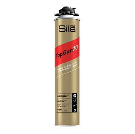 Пена монтажная SILA PRO TopGun 70  880мл зима