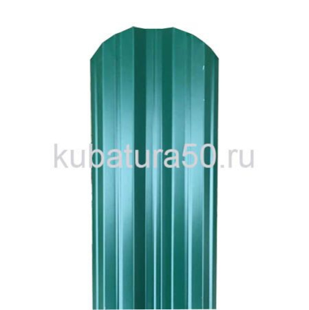 Штакетник фигурный М (RAL-6005 зеленый) 1,8м