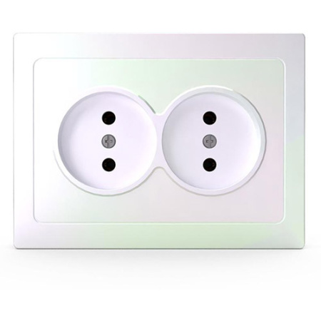 Розетка 2м.СП Pixel 16A IP20 с/з в сборе перламутр TOKOV TKE-PX-R2FZSF-C04 1792301