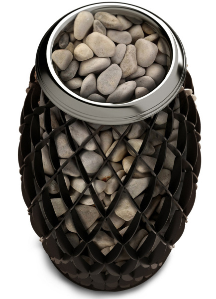 Печь банная Мэри Экс 6кВт чёрная бронза 