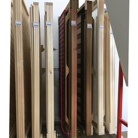 Ручка д/бани термолипа большая (комплект)