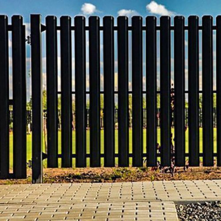 Штакетник фигурный П коричн. 1,8м (RAL-8017) т.0,4мм